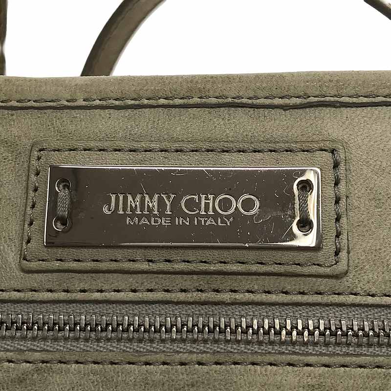 JIMMY CHOO / ジミーチュウ SASHA S サシャ スモール スター スタッズ レザー トートバッグ