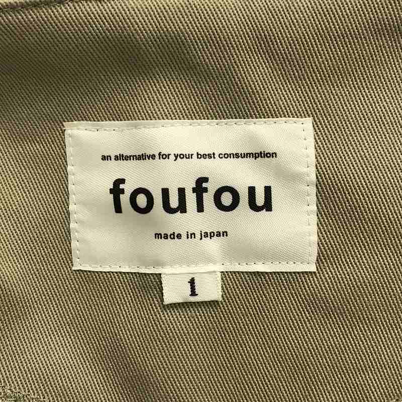 foufou / フーフー no collar primitive one piece プリミティブワンピース