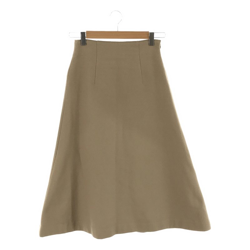 Wool Light Melton Skirt ロングスカート