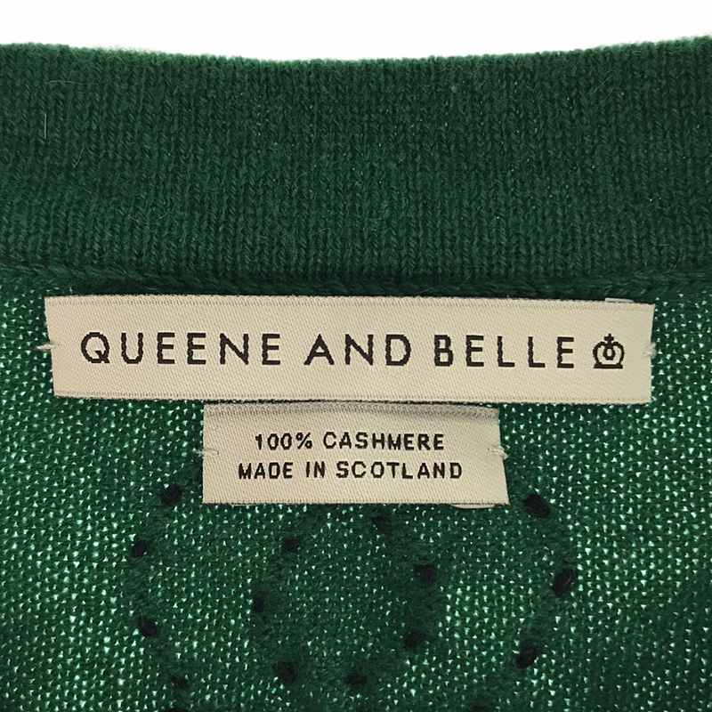 QUEENE and BELLE / クイーンアンドベル cashmere 100％ / カシミヤ ニット プルオーバー