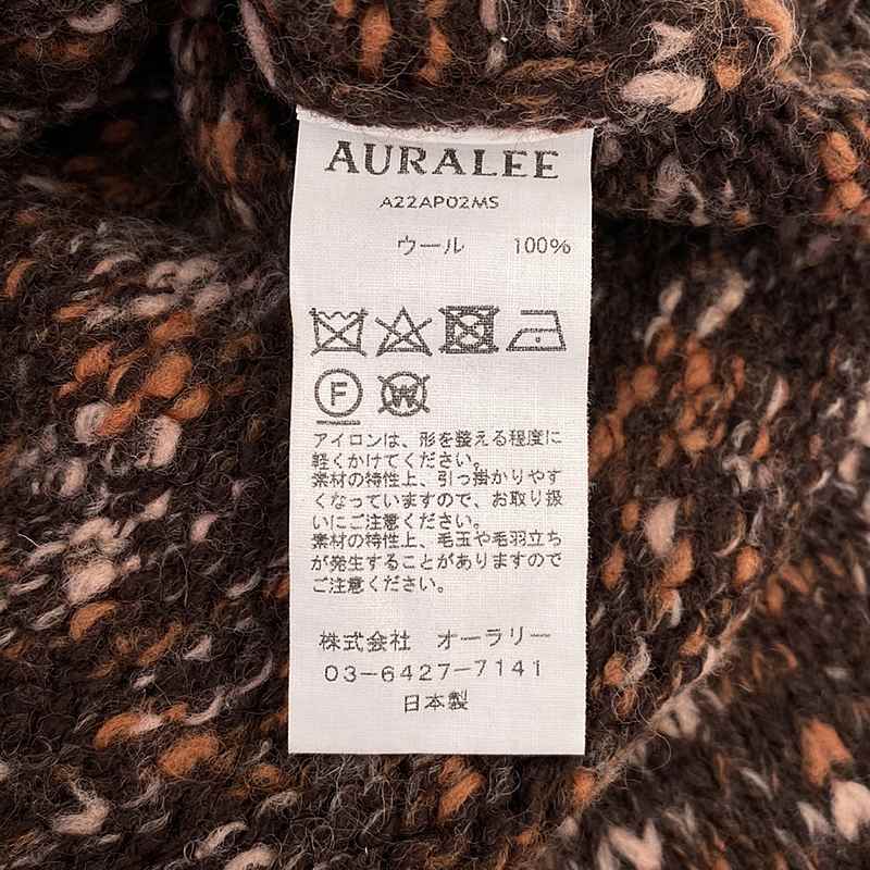 AURALEE / オーラリー WOOL MIX COLOR SLUB YARN KNIT ニット