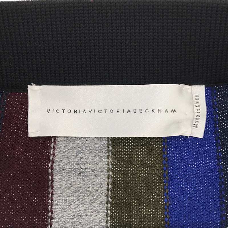 VICTORIA BECKHAM / ヴィクトリアベッカム ウール カラーパネル ニットスカート