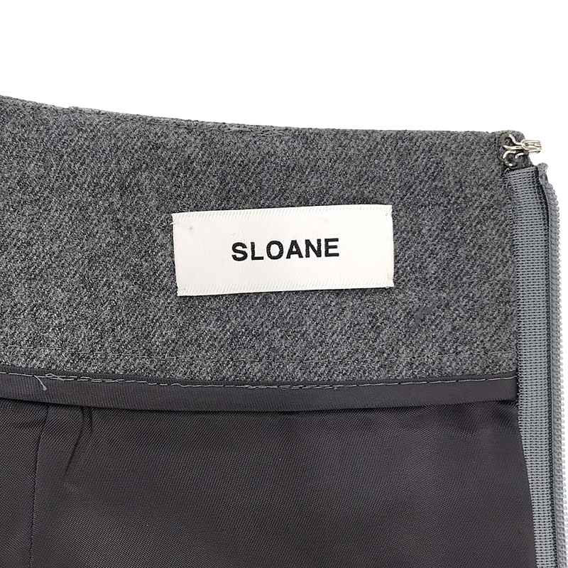SLOANE / スローン ウールストレッチ フレアロングスカート