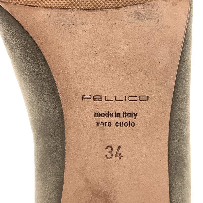 PELLICO / ペリーコ スエード ポインテッドトゥ ヒールパンプス