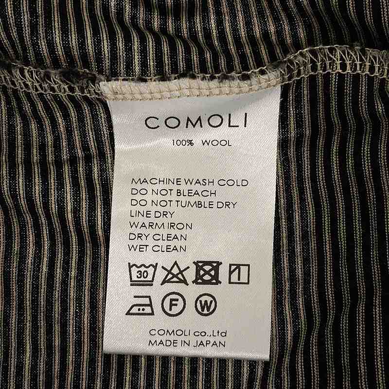 COMOLI / コモリ サマーウール天竺 Tシャツ / X01-05013