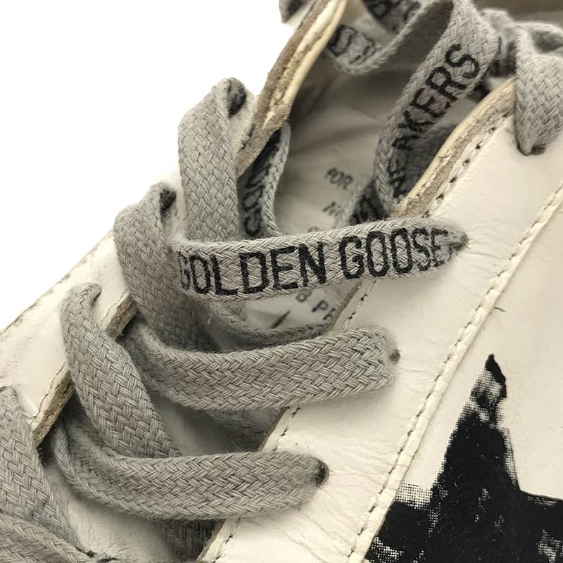 GOLDEN GOOSE / ゴールデングース ダメージ加工 レザー ローカットスニーカー