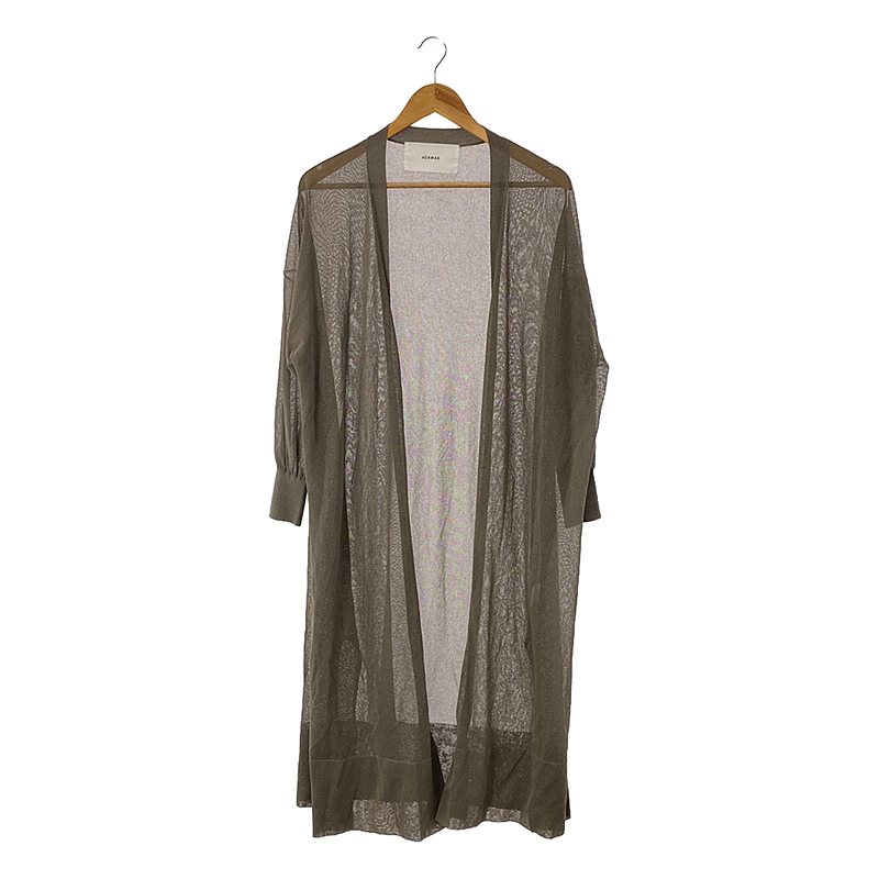 SHEER LONG CARDIGAN シアーロングカーディガン