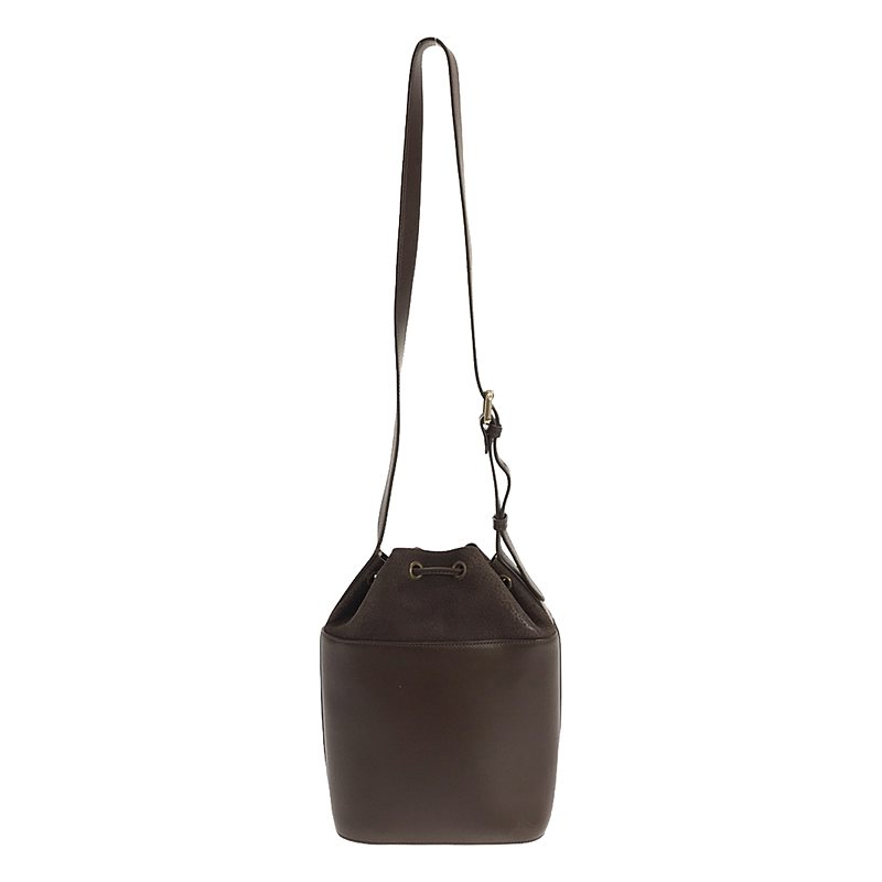 A.P.C. / アーペーセー claire leather and suede bucket bag ショルダーバッグ