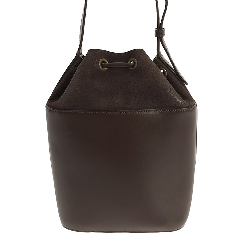 A.P.C. / アーペーセー claire leather and suede bucket bag ショルダーバッグ