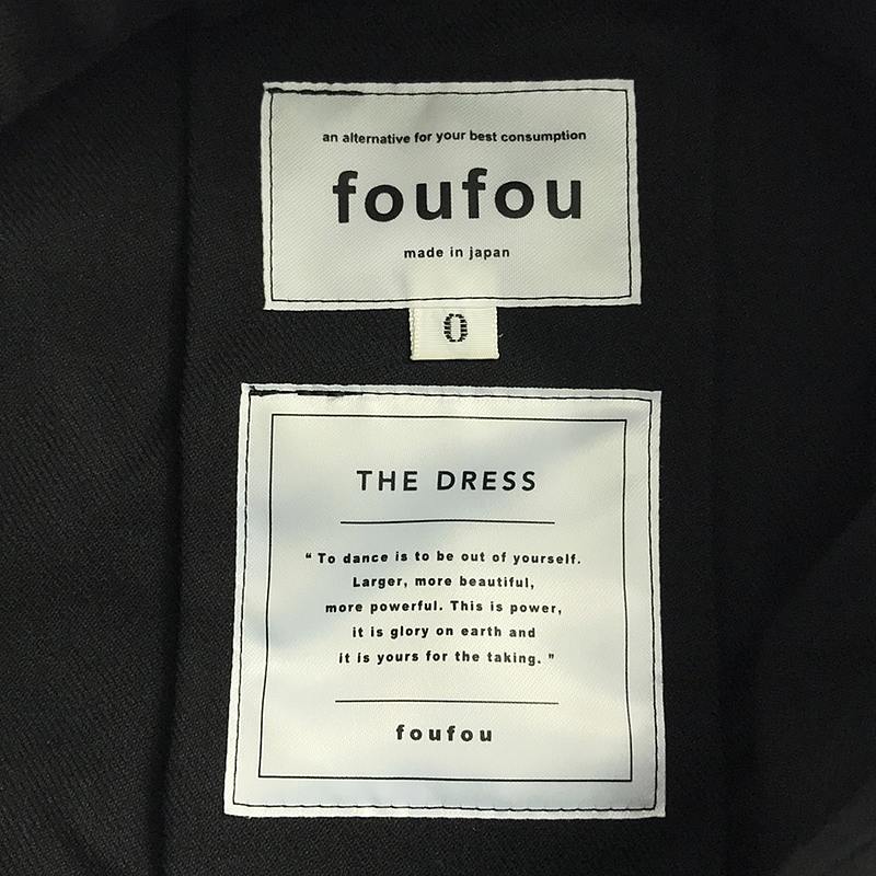 foufou / フーフー THE DRESS #03 belted rendezvous shirts one-piece ランデブーシャツワンピース