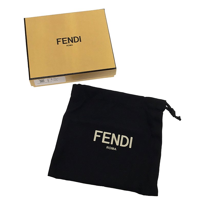 FENDI / フェンディ ズッカ柄 ロゴプリント カード コインケース
