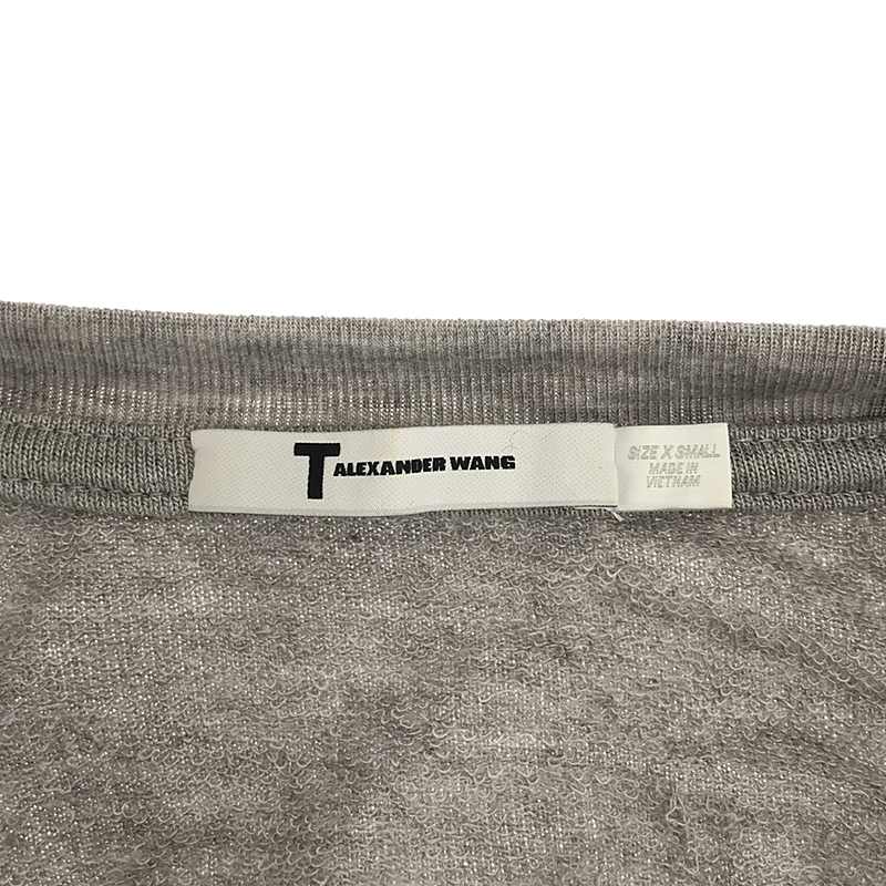 T by Alexander Wang / ティーバイアレキサンダーワン ドルマンスリーブ クルーネックスウェット