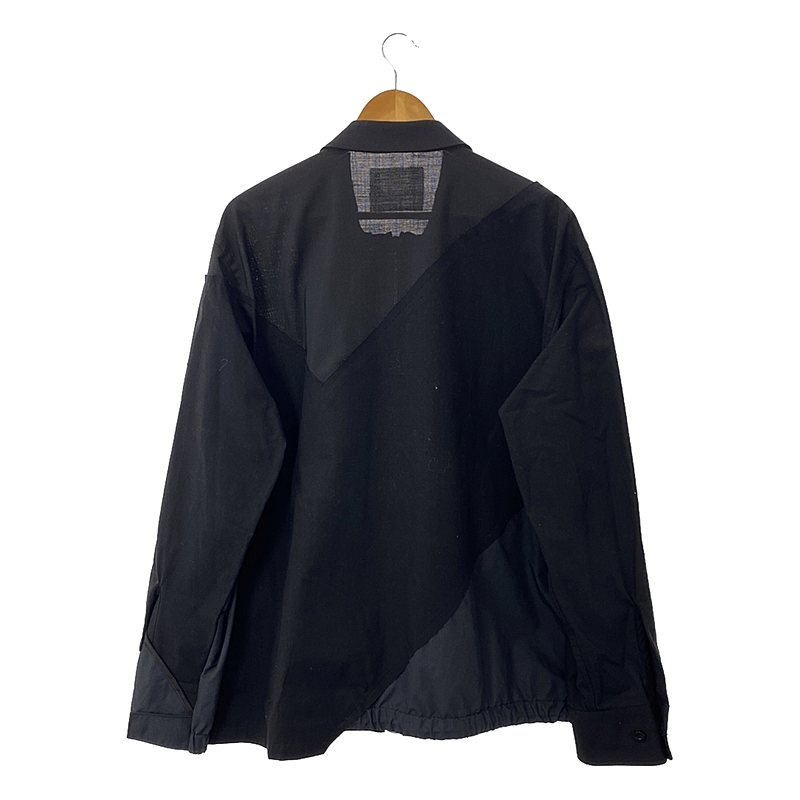 sacai / サカイ Solid Mix Blouson 異素材切替 ソリッド ミックス ブルゾン ジャケット