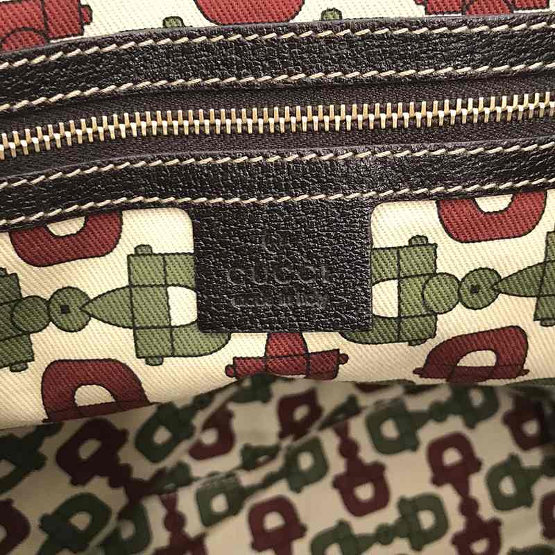 GUCCI / グッチ きのこチャーム付 GGキャンバス トートバッグ