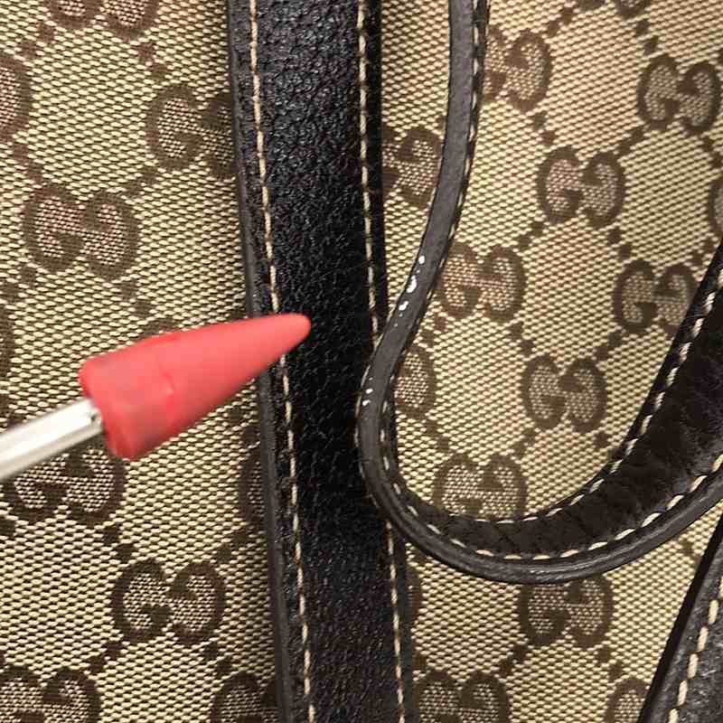 GUCCI / グッチ きのこチャーム付 GGキャンバス トートバッグ