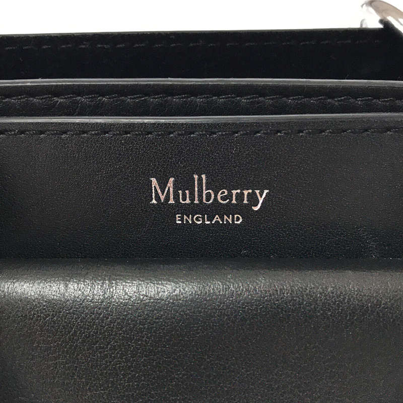 ○状態Mulberry マルベリー スタッズ トートバッグ レザー ブラック 肩掛け