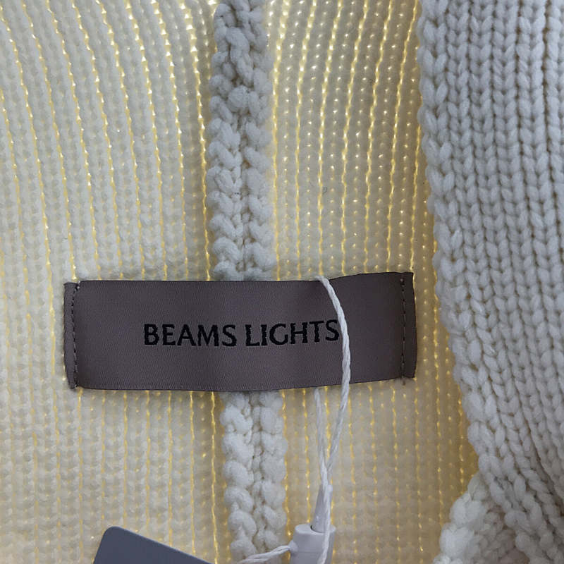 BEAMS / ビームスライツ タグ付き カノコ編み ニットボレロ カーディガン