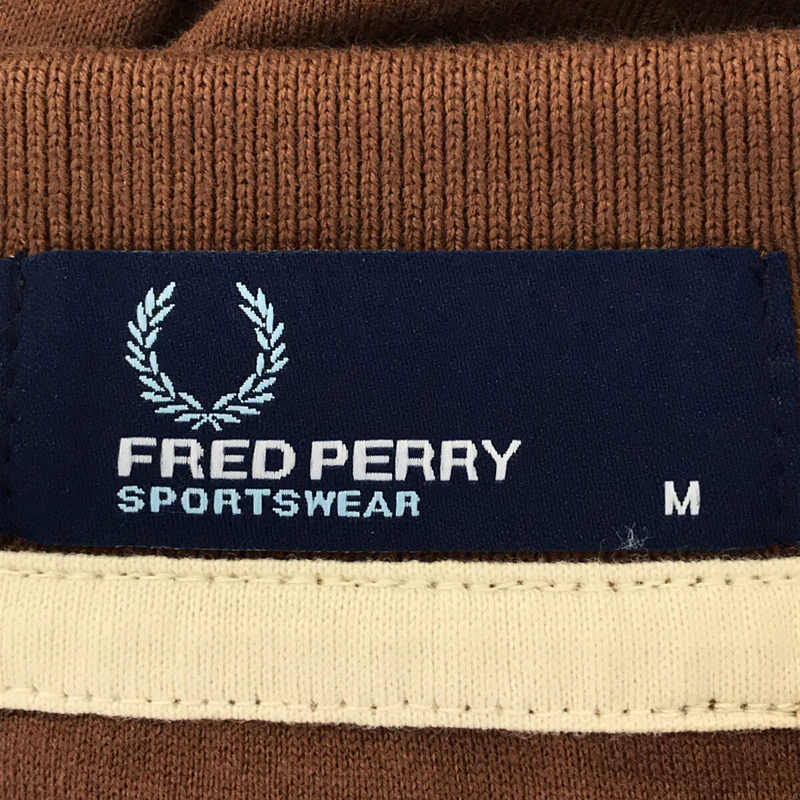 FRED PERRY / フレッドペリー タグ付き コットンポロシャツ 葉柄 両面プリント