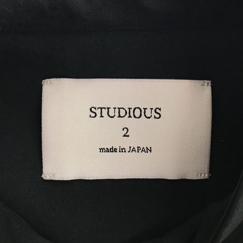 STUDIOUS / ステュディオス バンドカラーシャツ
