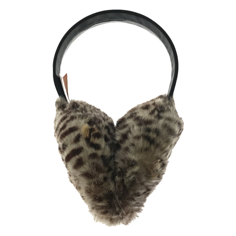 KARL DONOGHUE / カールドノヒュー RABBIT FUR EARMUFF WITH LEATHER HEADBAND ラビットファー イヤーマフ