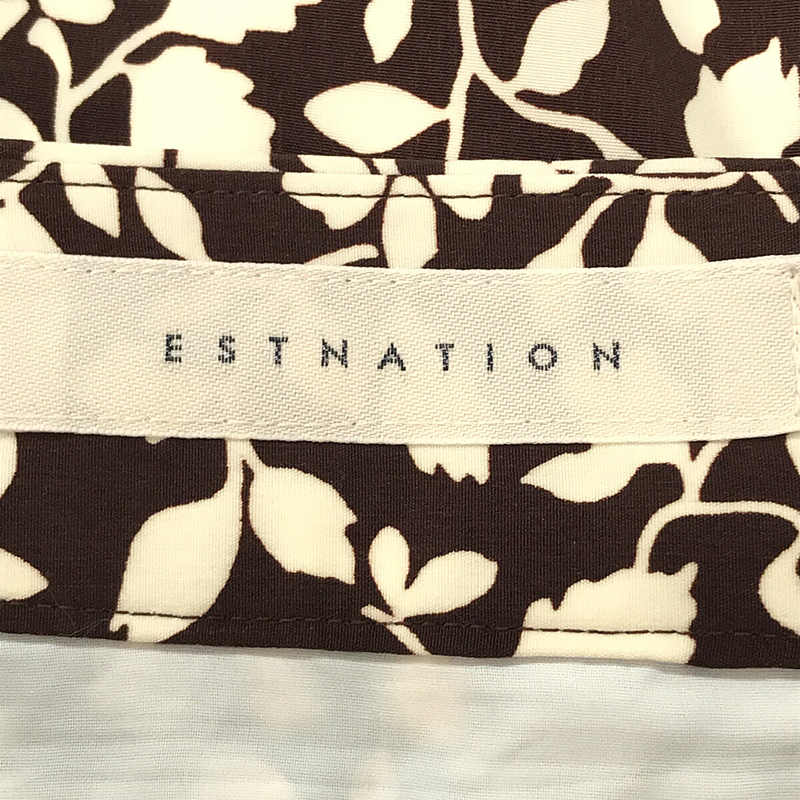 ESTNATION / エストネーション フラワープリントマーメイドスカート