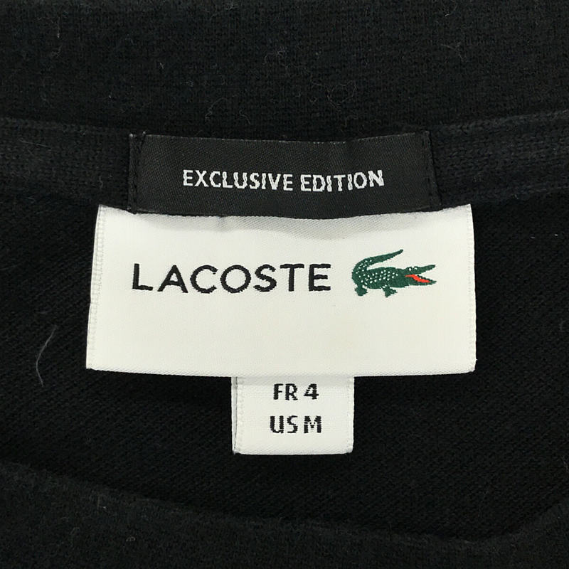 コットン ロゴ刺繍クルーネックTシャツLACOSTE EXCLUSIVE EDITION / ラコステ エクスクルーシブエディション