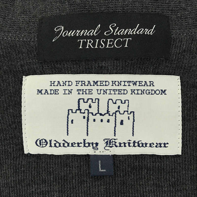 Journal Standard TRISECT / トライセクト × Oldderby Knitwear ウール Vネック ニットカーディガン