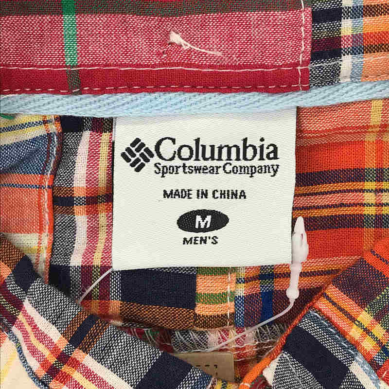 Columbia / コロンビア タグ付き パッチワーク半袖シャツ