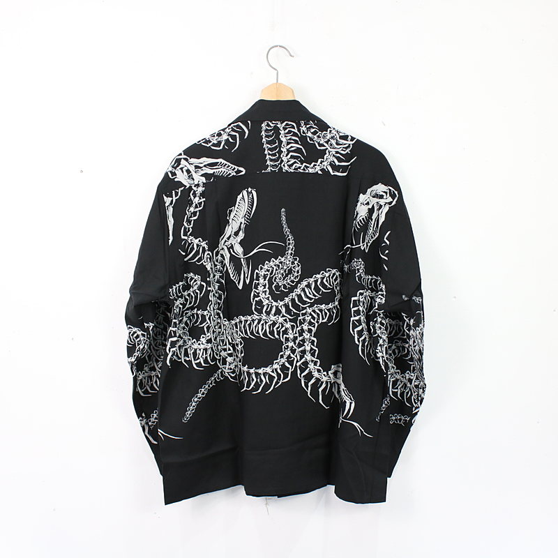 WACKO MARIA / ワコマリア HAWAIIAN SHIRT L/S ( TYPE-6 ) 大蛇プリント ハワイアンシャツ