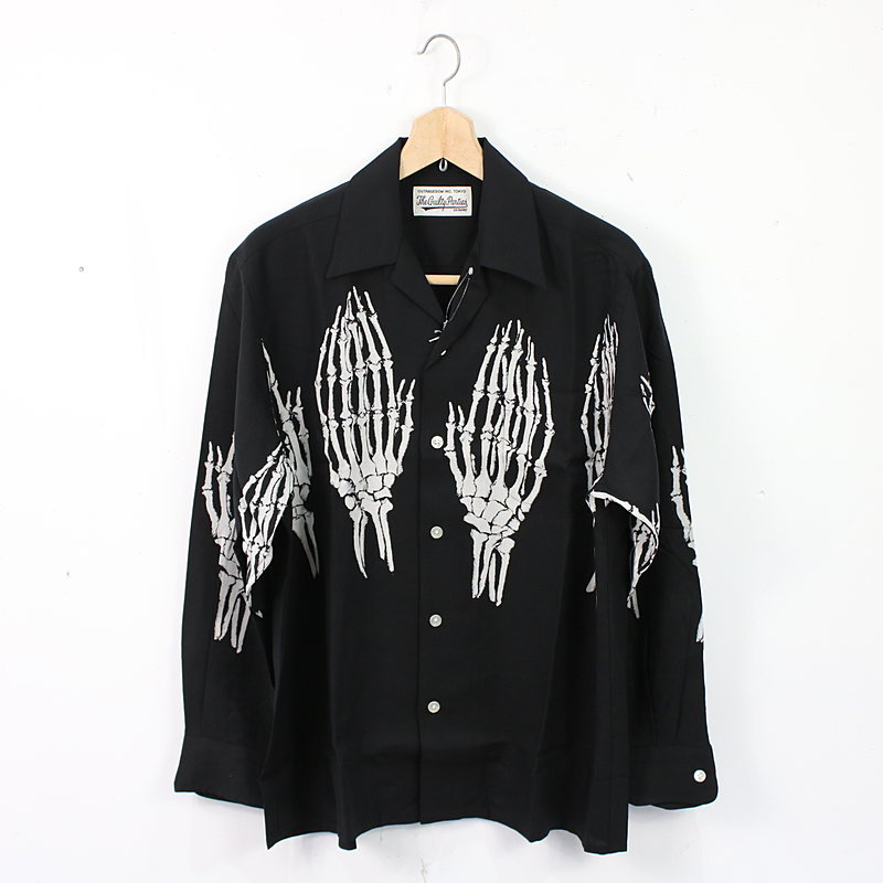 HAWAIIAN SHIRT L/S (TYPE 5) プレイハンド(合唱)　ハワイアンシャツWACKO MARIA / ワコマリア