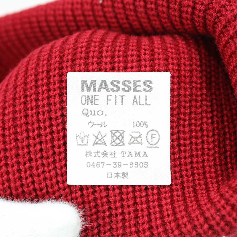 MASSES / マシス KNIT CAP ニットキャップ