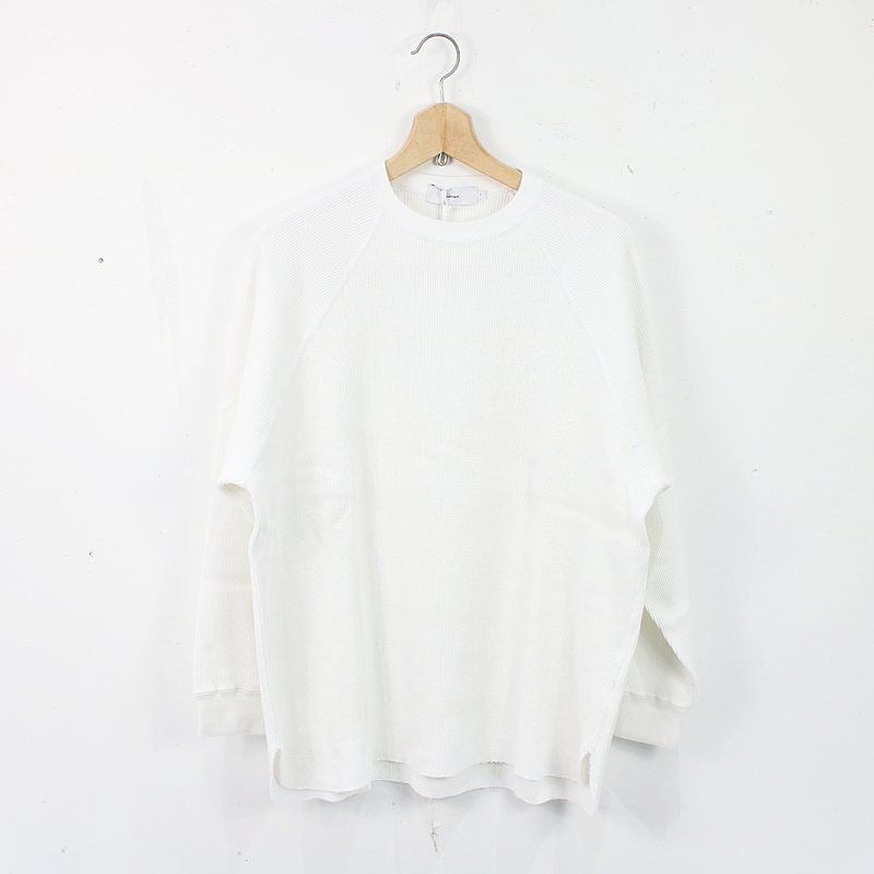 Waffle L/S Tee ワッフルカットソー