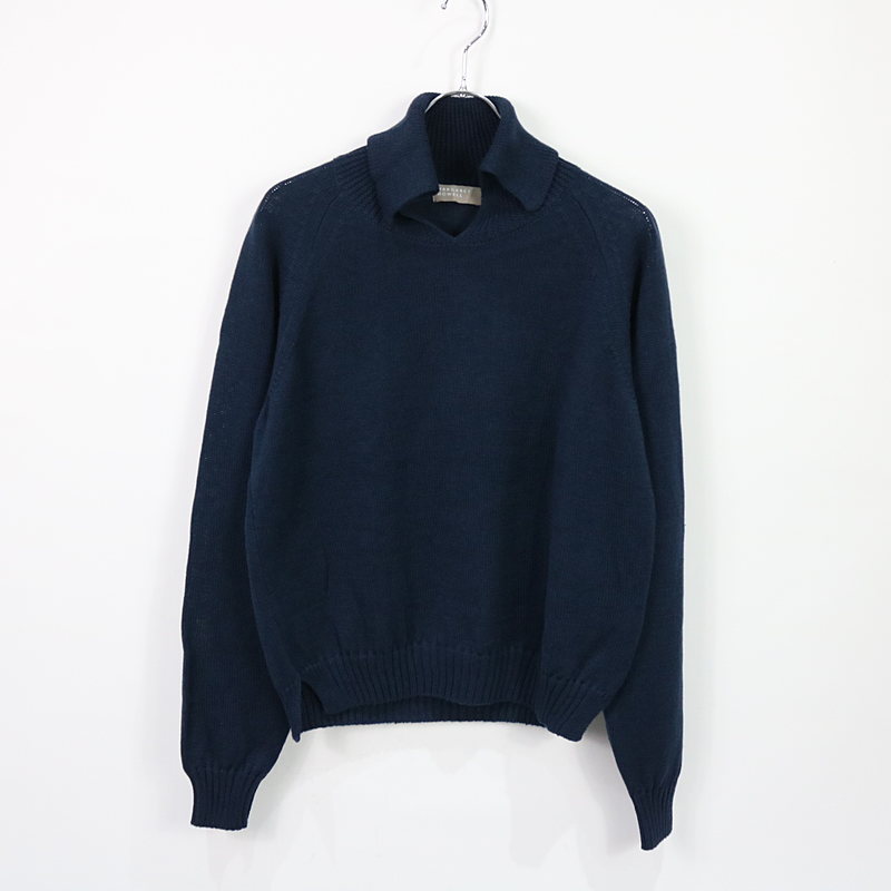 MARGARET HOWELL LINEN CABLE JUMPER リネン素材