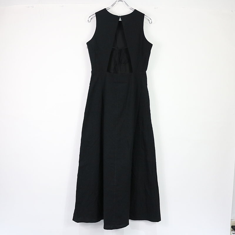 todayful/ back open tie dress