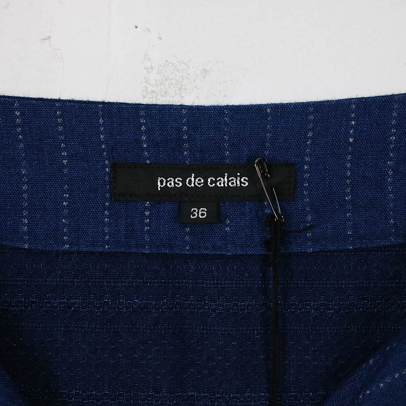 pas de calais / パドカレ インディゴ染 ワンピース