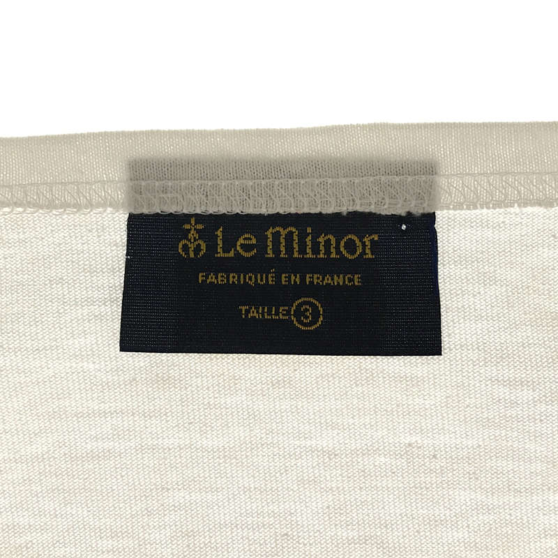 Le minor / ルミノア コットン ボーダー 長袖Tシャツ