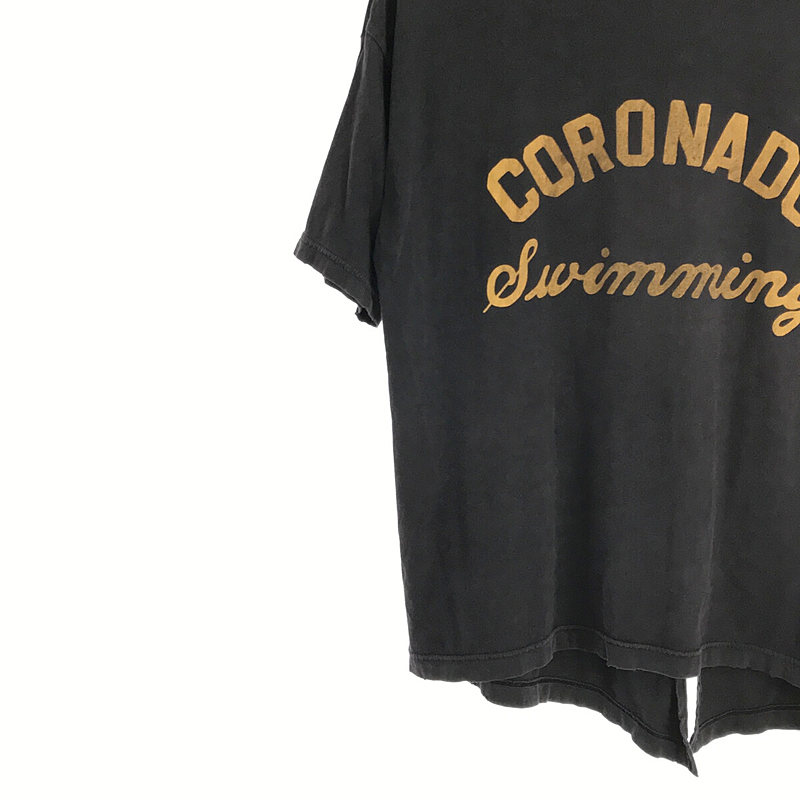 R JUBILEE / アール ジュビリー AP STUDIO別注 CORONADO Tシャツ ヴィンテージ加工 フィッシュテール カレッジプリント Tシャツ