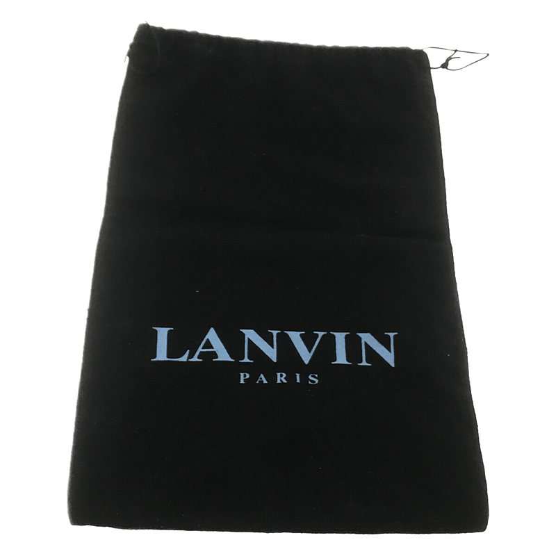 LANVIN / ランバン レザー ヒール切替 サイドジップ ブーティー