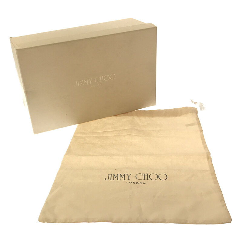 JIMMY CHOO / ジミーチュウ フラワー ストラップ サンダル 保存袋有