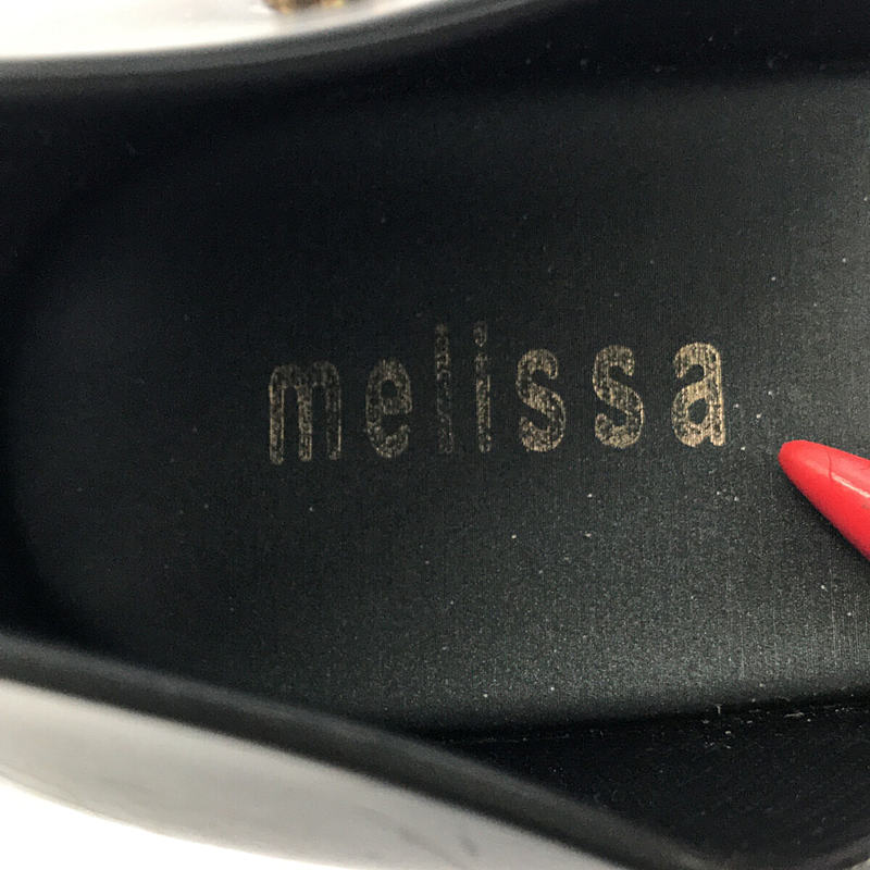 Melissa / メリッサ ゴールド金具 オープントゥ フラットシューズ サンダル