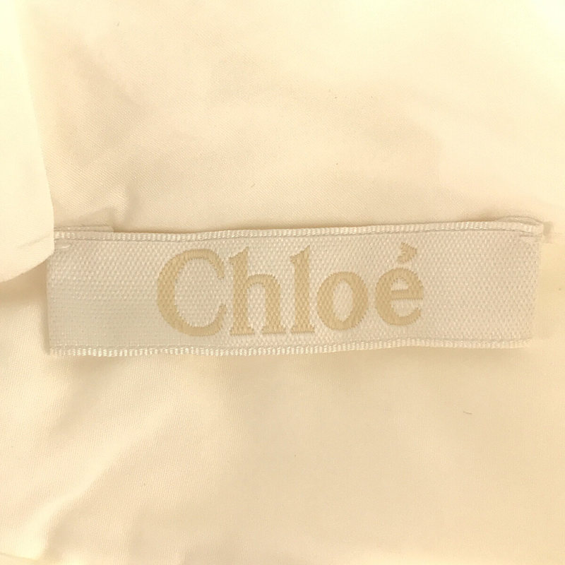 Chloe / クロエ スタンドカラー ボウタイ ノースリーブブラウス シャツ