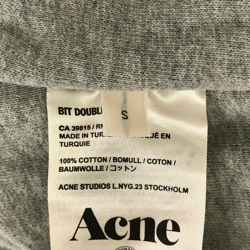 Acne / アクネ BIT DOUBLE ダブルフェイス サイドジップ オーバーシルエット プルオーバー パーカー フーディー