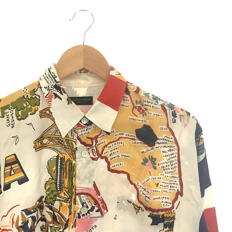 COMME des GARCONS HOMME PLUS / コムデギャルソンオムプリュス 90s VINTAGE ヴィンテージ 総柄 レーヨン アロハシャツ