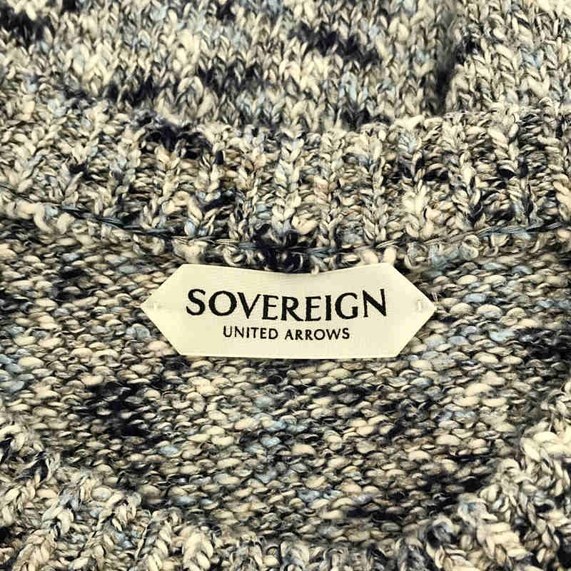 なものを】 ニット <SOVEREIGN(ソブリン)> ミックス ニットベスト