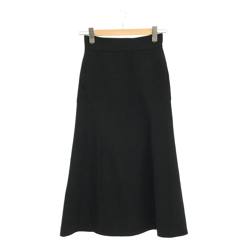 Double Face Jersey Flared Skirt ダブルフェイス ジャージー ロング スカート