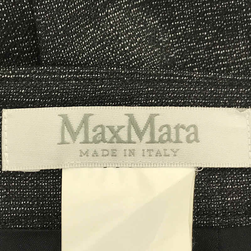 Max Mara / マックスマーラ イタリア製　サイドジップ フレア スカート