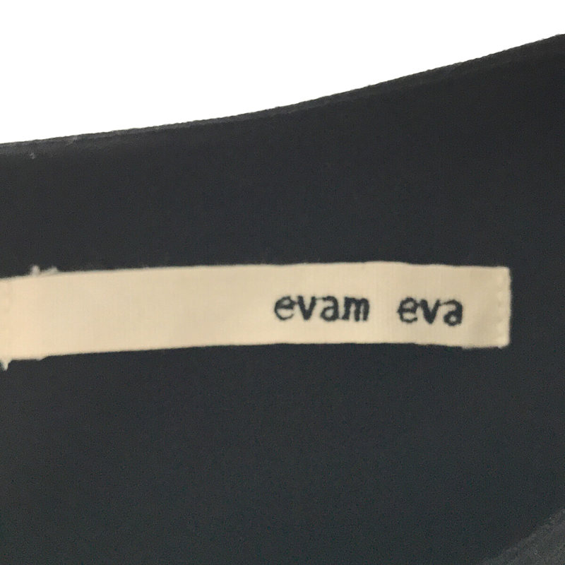 evam eva / エヴァムエヴァ wool side tuck one-piece ウールサイドタックワンピース