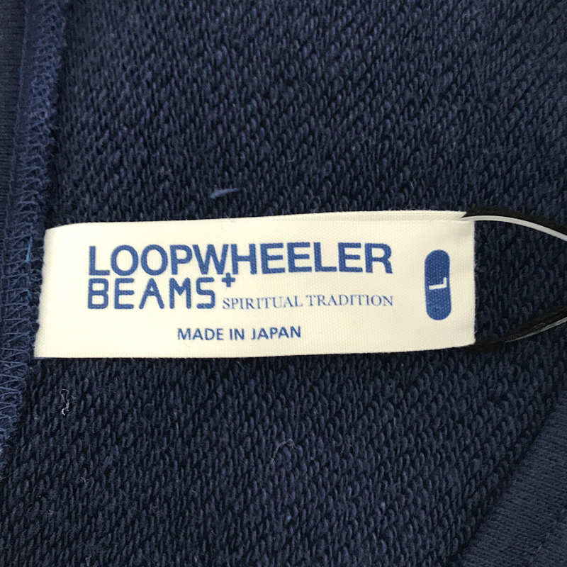 LOOPWHEELER / ループウィラー × BEAMS ビームス 別注 スウェット プルオーバー navy