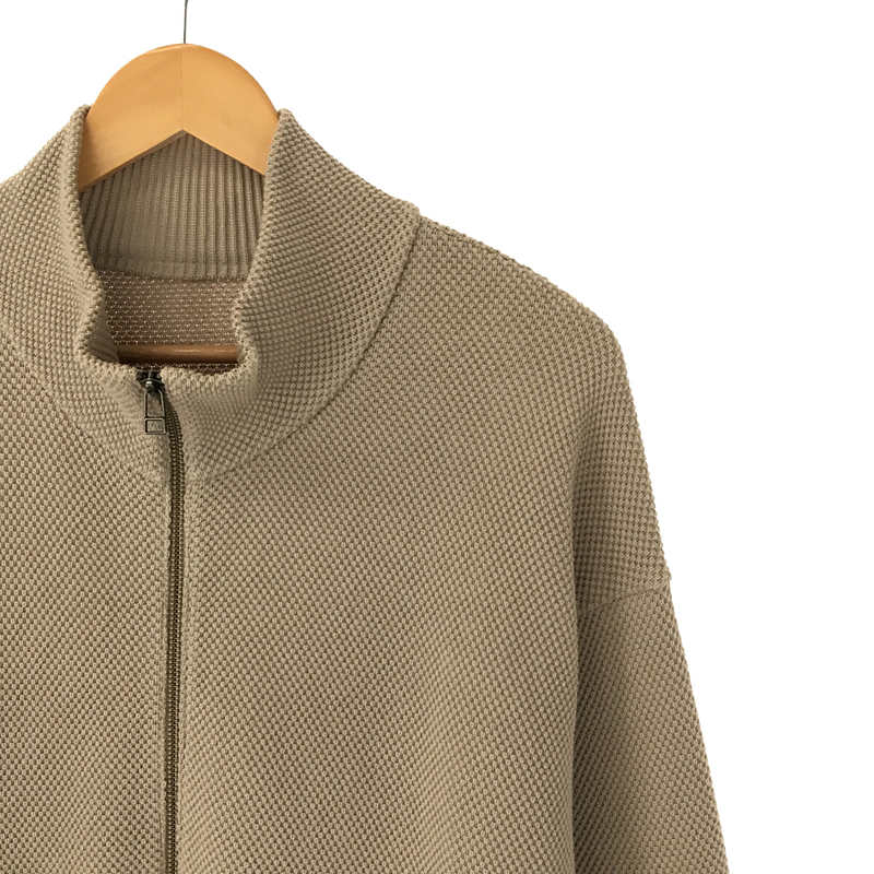 Crepuscule / クレプスキュール Moss Stitch Zip Cardigan モススティッチ ジップカーディガン