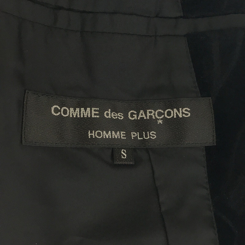 COMME des GARCONS HOMME PLUS / コムデギャルソンオムプリュス セットアップ ローリングストーンズ柄 ベルベット ジャケット パンツ スーツ